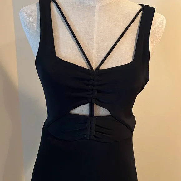 Free People Black Stretch Maxi Dress - Picture 4 of 8